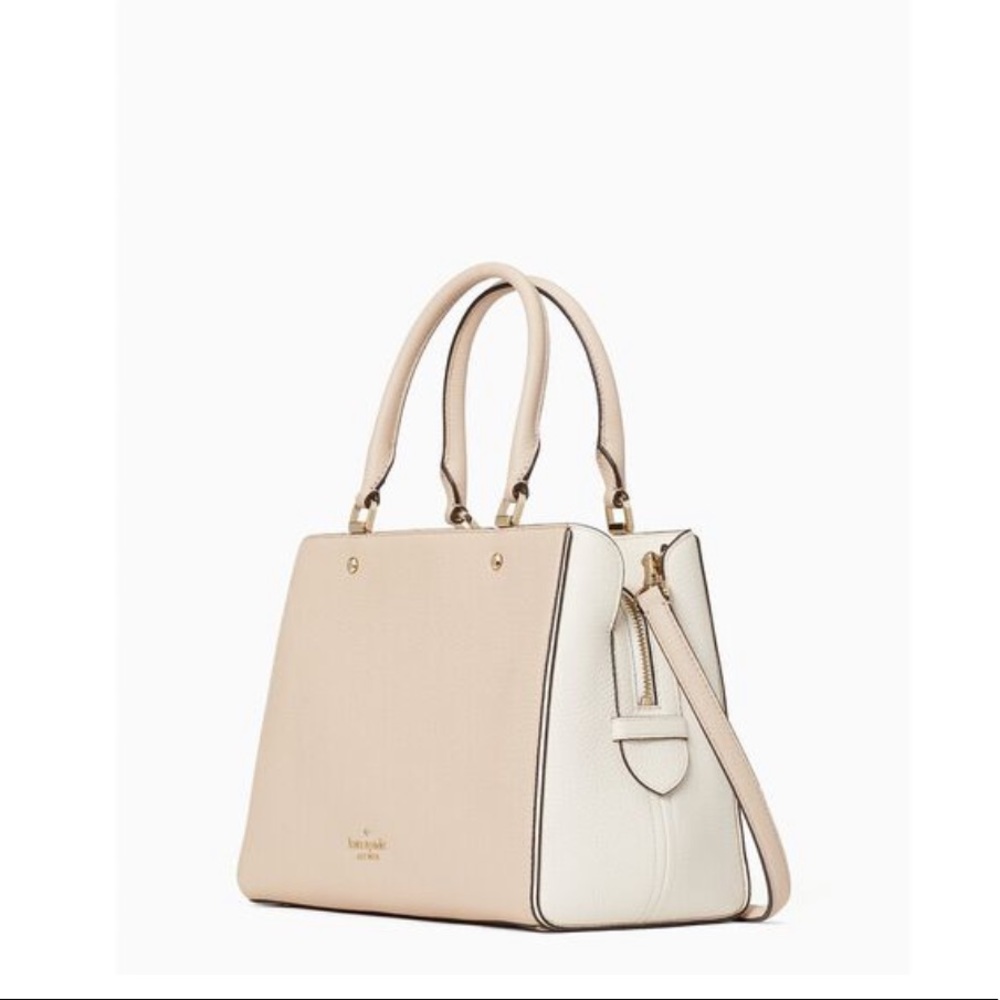 Kate spade leila colorblock medium triple compartment satchel